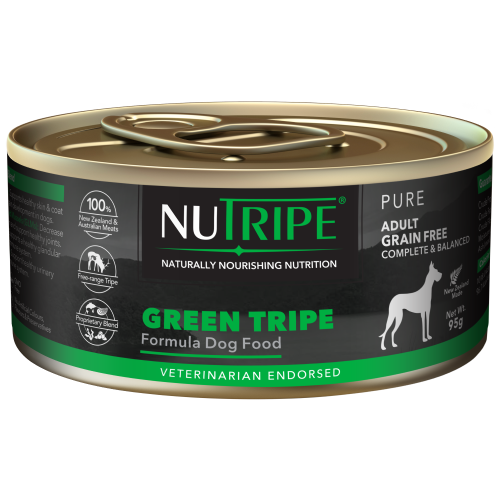 Nutripe, Dog Wet Food, PURE, Adult, Green Tripe