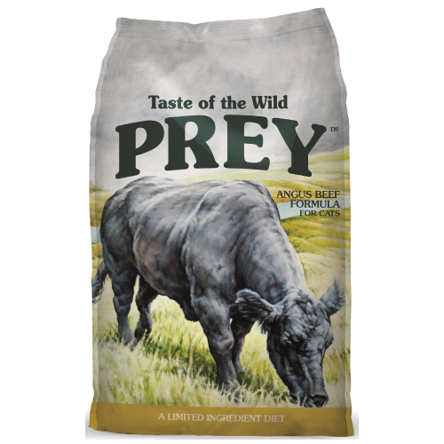 Taste of the Wild, PREY, Cat Dry Food, Limited Ingredient, Angus Beef (2 Sizes)