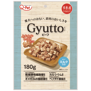 Q-Pet, Dog Treats, Gyutto, Beef & Milk