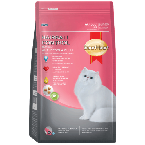 SmartHeart, Cat Dry Food, Hairball Control (2 Sizes)