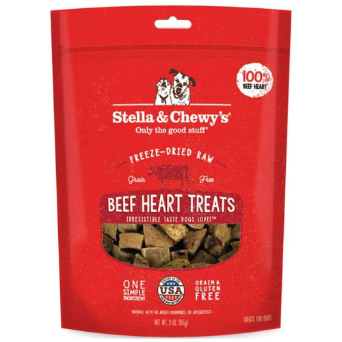 Stella & Chewy's, Dog Treats, Freeze Dried, Single Ingredient, Beef Heart