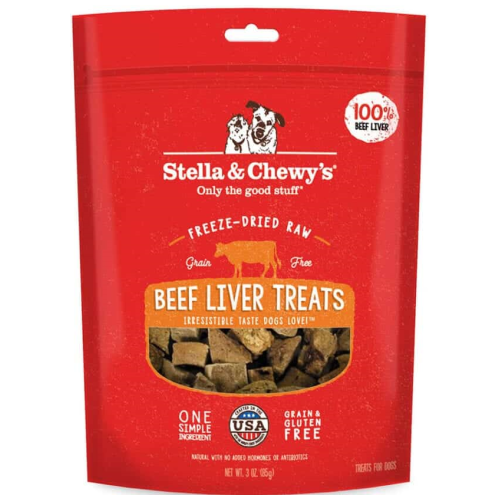 Stella & Chewy's, Dog Treats, Freeze Dried, Single Ingredient, Beef Liver