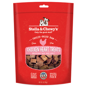 Stella & Chewy's, Dog Treats, Freeze Dried, Single Ingredient, Chicken Heart