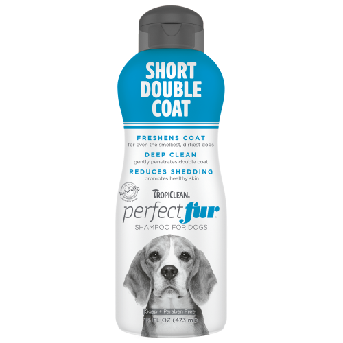 TropiClean, Dog Hygiene, Shampoos & Conditioners, PerfectFur Short Double Coat Shampoo