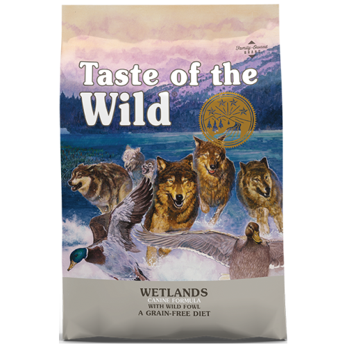 Taste of the Wild, Dog Dry Food, Wetlands, Roasted Fowl (2 Sizes)