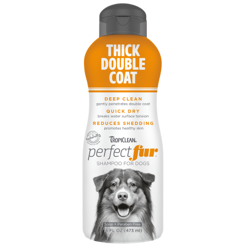TropiClean, Dog Hygiene, Shampoos & Conditioners, PerfectFur Thick Double Coat Shampoo