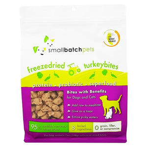 Smallbatch, Dog & Cat Treats, Freeze Dried, Grain Free, Smallbites, Turkey Bites