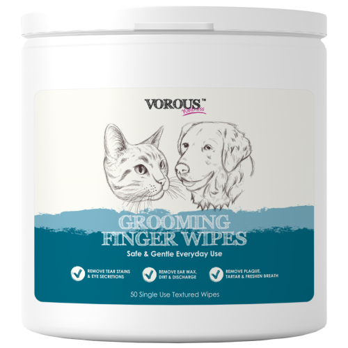 Vorous, Dog & Cat Hygiene, Wipes & Ear Washes, Grooming Finger Wipes