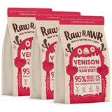 Raw Rawr, Dog Food, Freeze Dried, Balance Diet, Venison (2 Sizes)