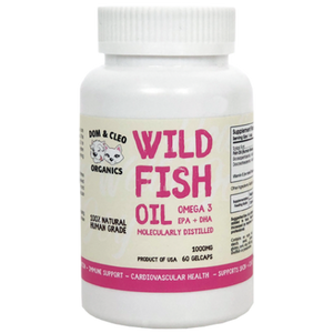 Dom & Cleo Organics, Dog and Cat Healthcare, Supplements, Wild Fish Oil