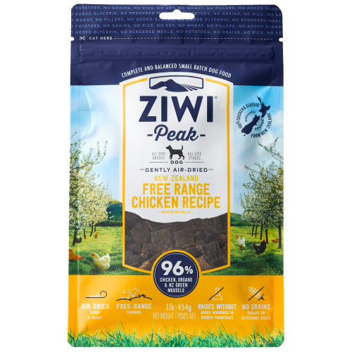 Ziwi, Dog Dry Food, Air Dried, Chicken (4 Sizes)