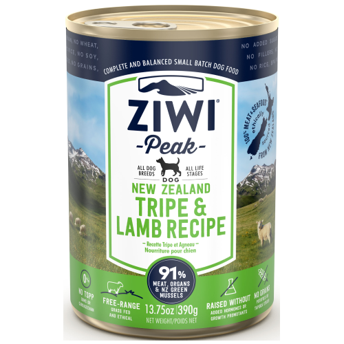 Ziwi, Dog Wet Food, Tripe & Lamb (By Carton)