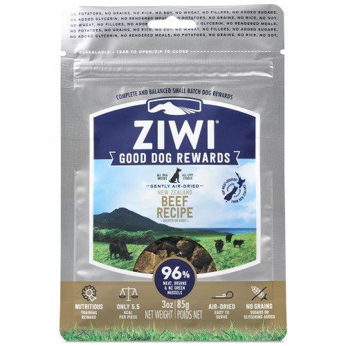 Ziwi, Dog Treats, Air Dried, Good Dog Rewards, Beef