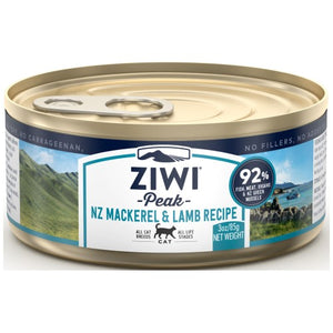 Ziwi, Cat Wet Food, Mackerel & Lamb (By Carton)