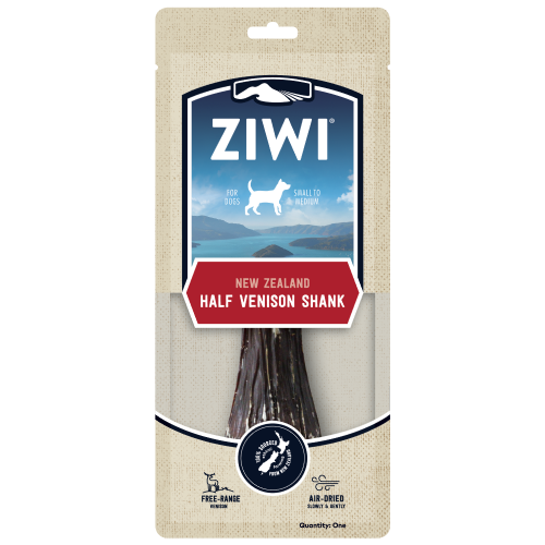 Ziwi, Dog Treats, Air Dried, Venison Shank (2 Sizes)