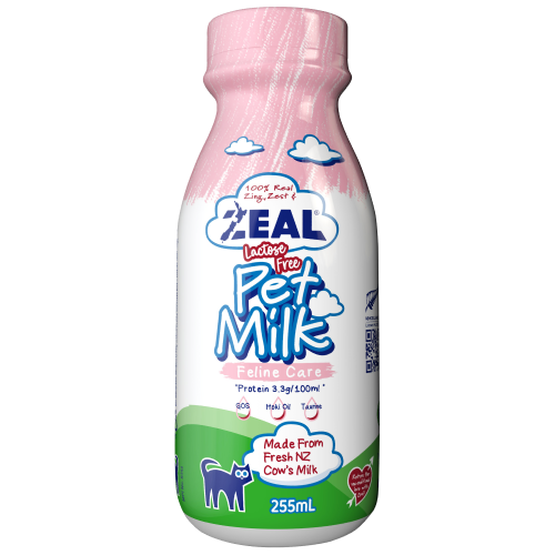Zeal, Cat Milk & Milk Substitute, Lactose-Free Pet Milk, Feline Care