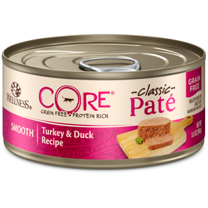 Wellness Core, Cat Wet Food, Grain Free, Pate, Turkey & Duck